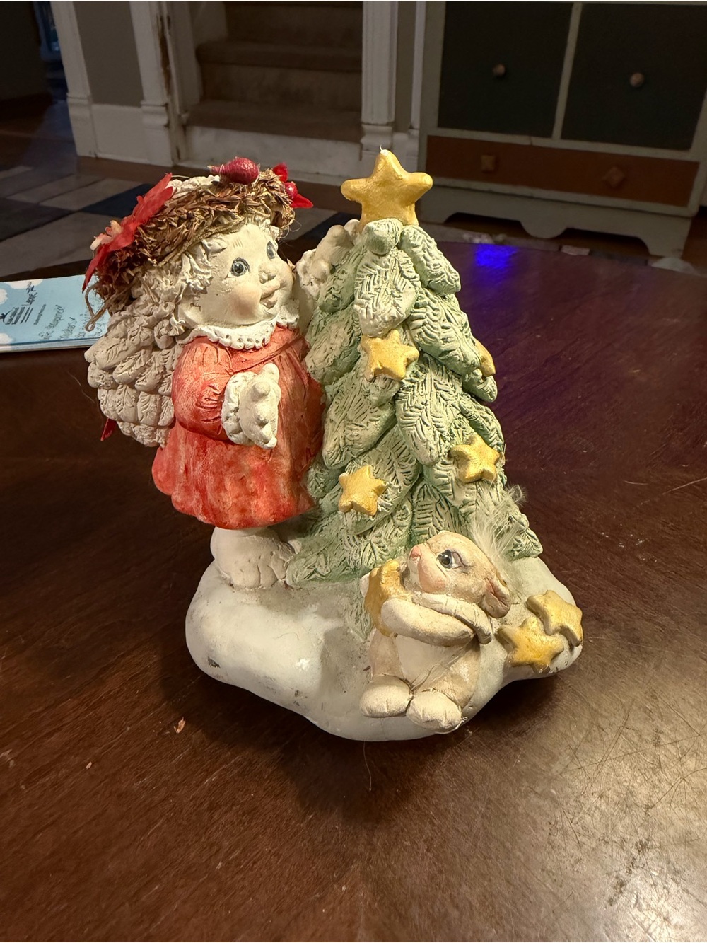 Dreamsicles 1995 Signed Christmas Tree Stocking Holder